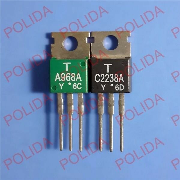 1pair OR 2PCS TOSHIBA TO-220 2SA968A-Y/2SC2238A-Y 2SA968A/2SC2238A A968A/C2238A