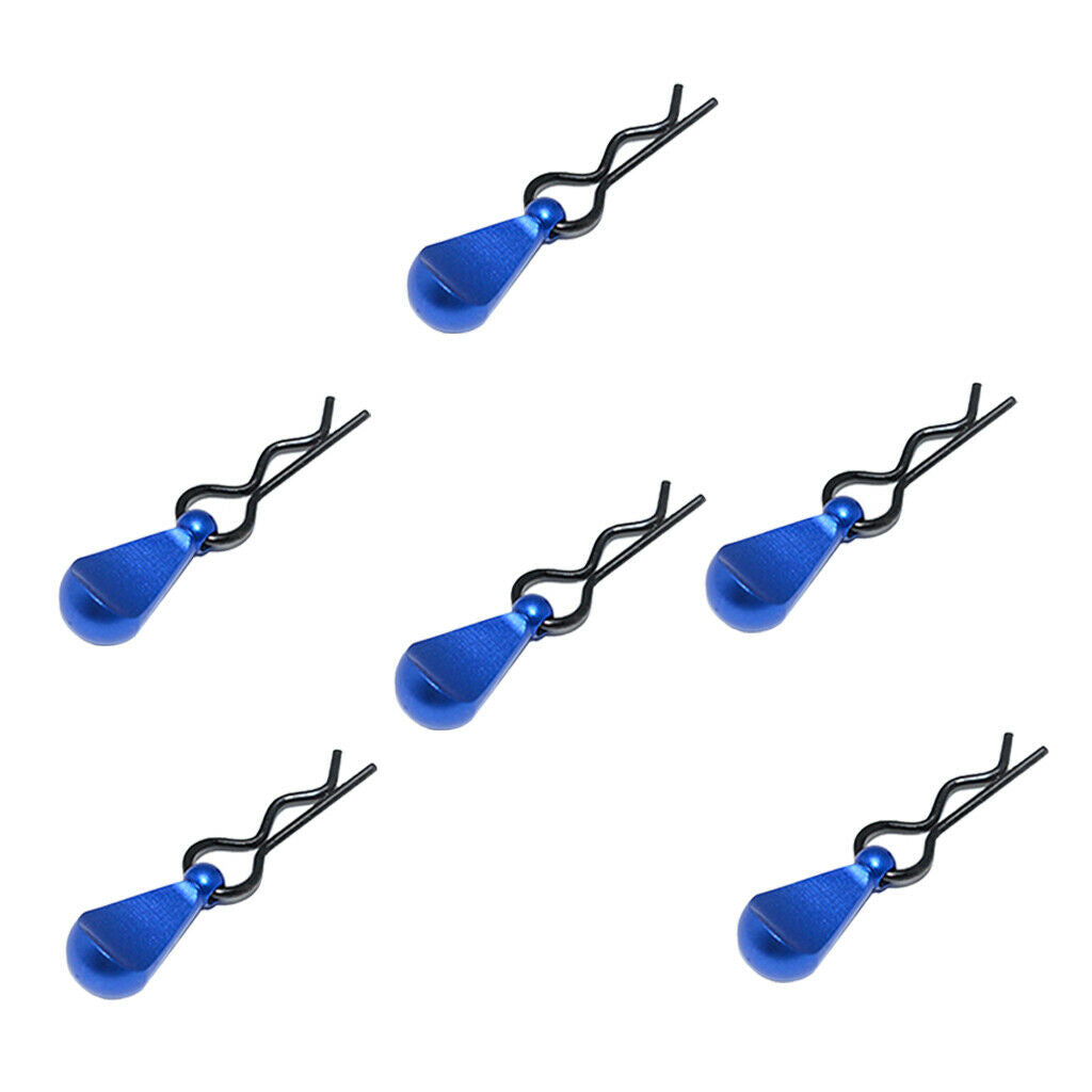 1/8 1/10 RC Car/Truck/Buggy/Crawler Metal Body Clips R-shape Upgrade Parts