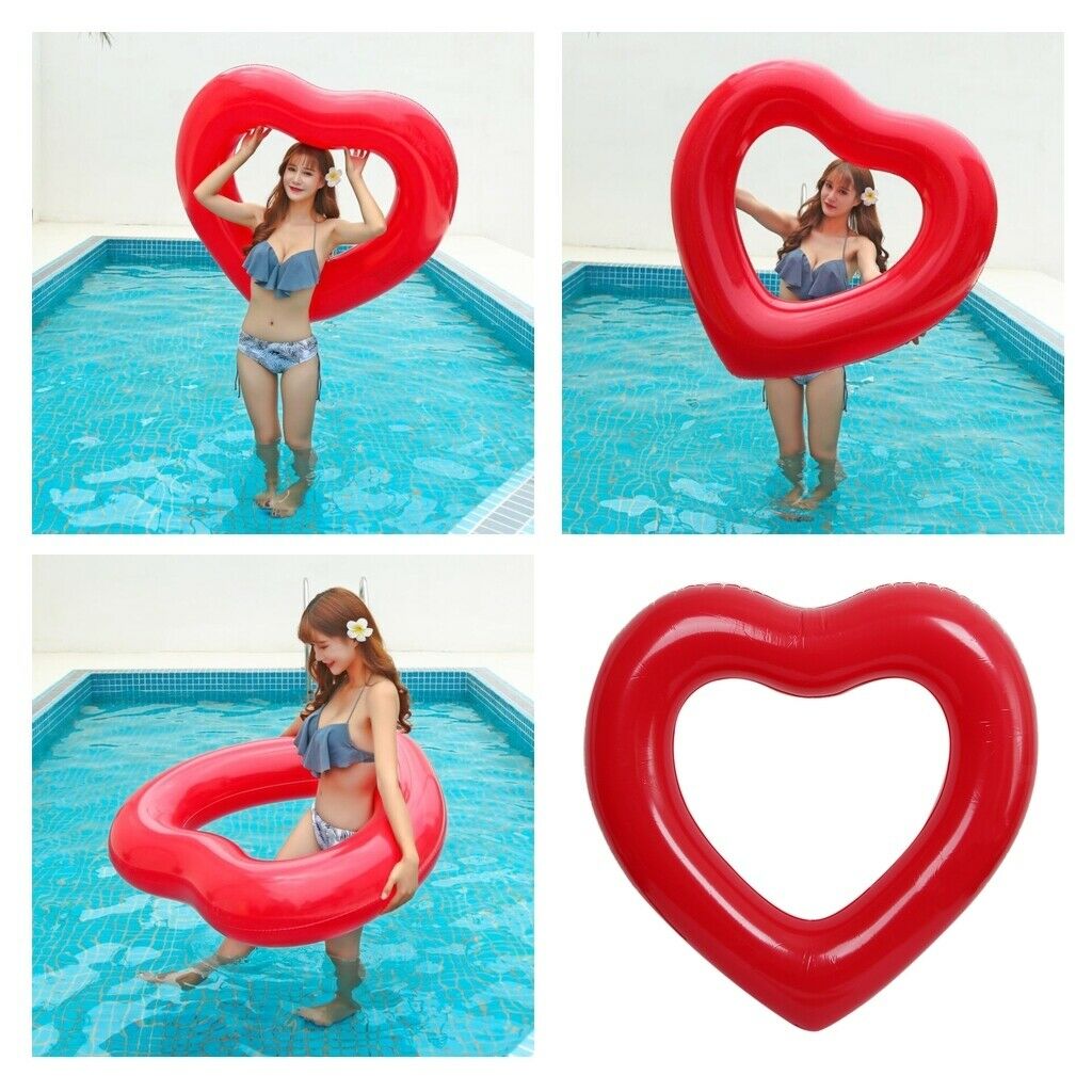 2 Pieces Inflatable Pool Float, Beach Float Pool Tube, Swim Party Toys, Summer