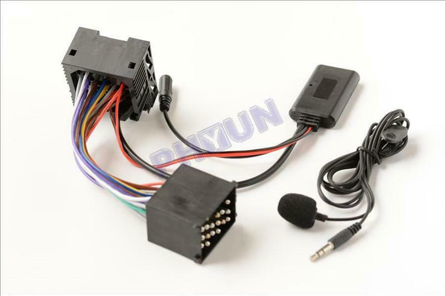 Radio Bluetooth AUX IN Cable Adapter w/ Microphone For BMW E46 3 Series CD 2002+