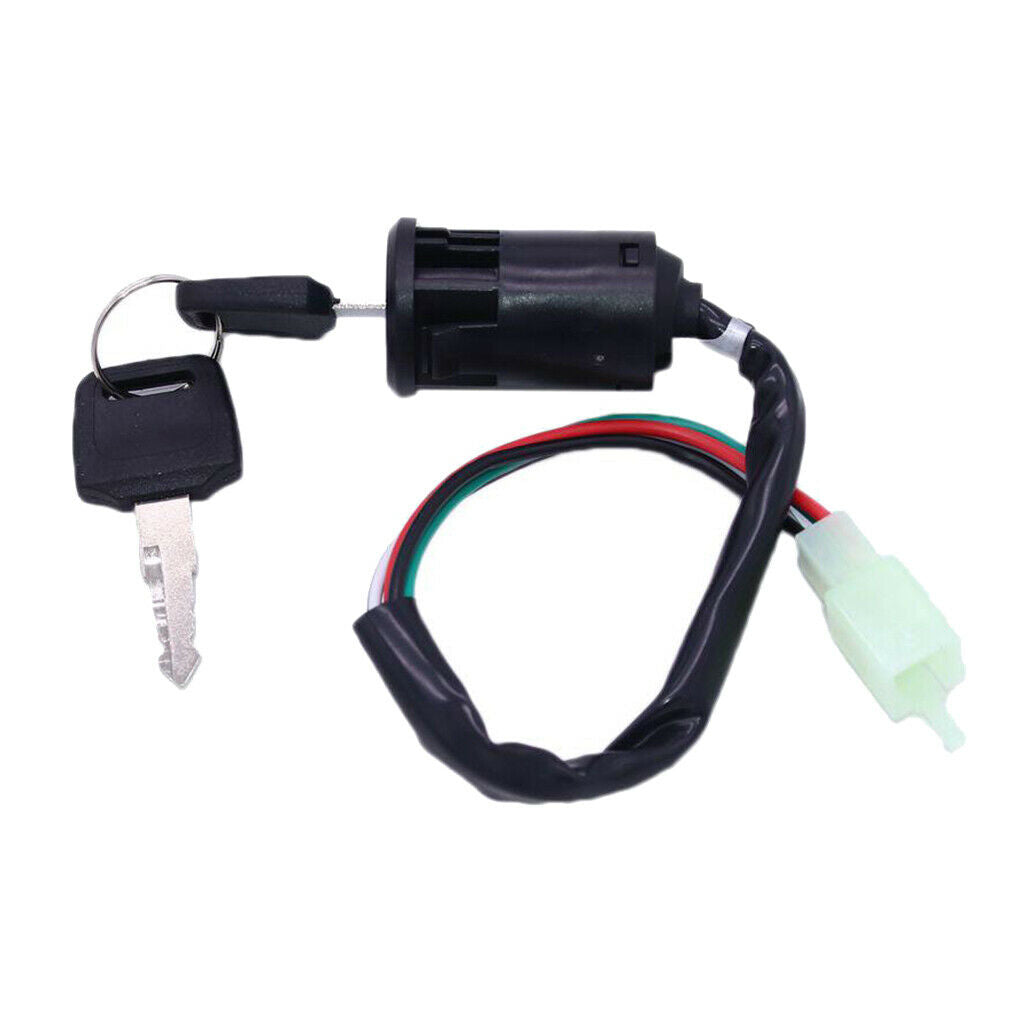 Ignition Key Barrel Switch Motorcycle 4-Wire On&Off 90cc Dirt Pit Bike
