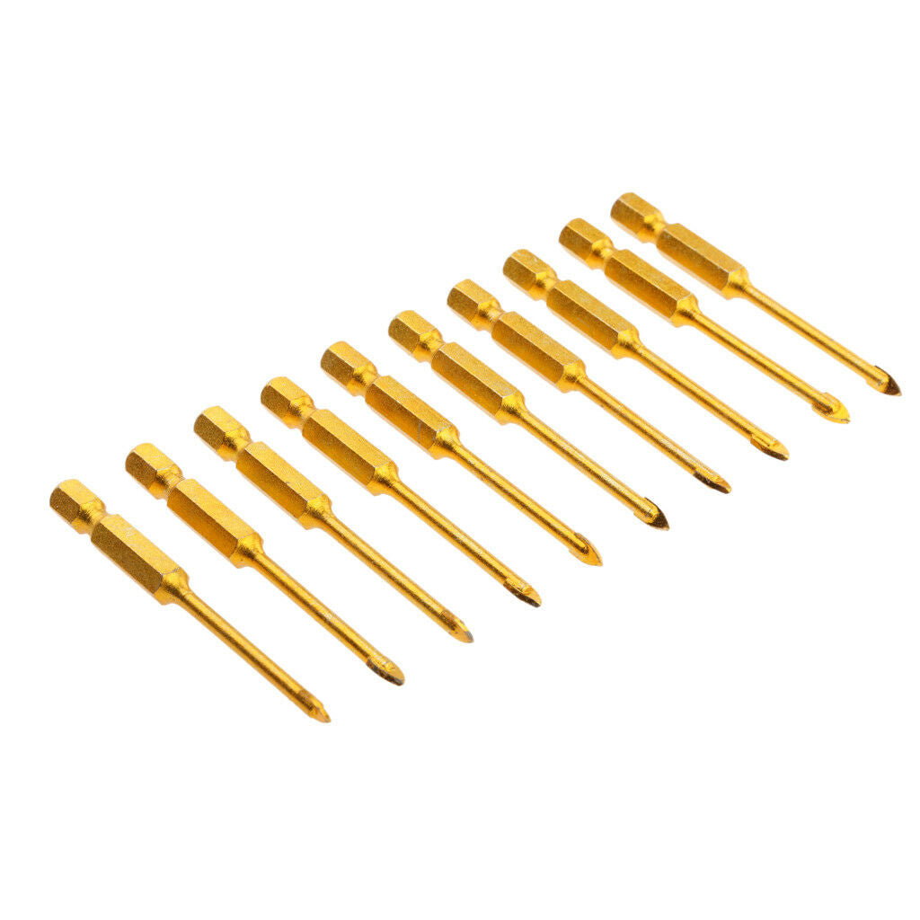 10 x 4mm Spear Head Ceramic,Porcelain,Marble,Tungsten Drill Bit Glass Tile