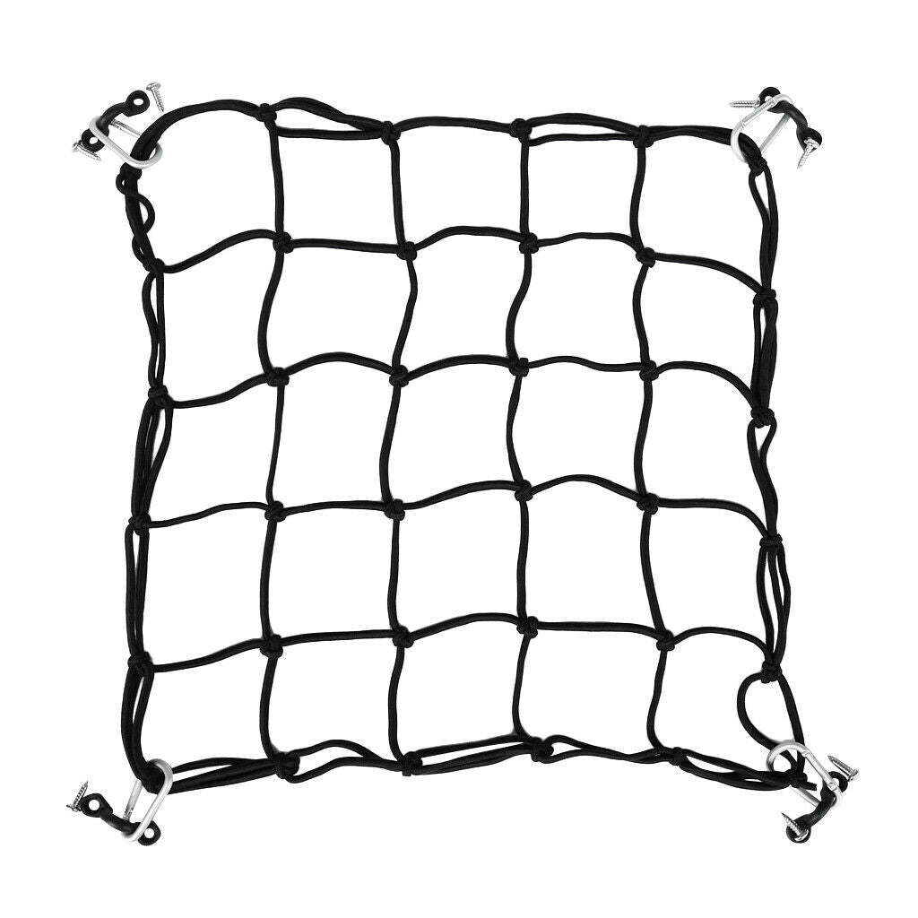 Kayak Boat Canoe Package Carrier Luggage Cargo Bungee Net 40x40cm Accessory