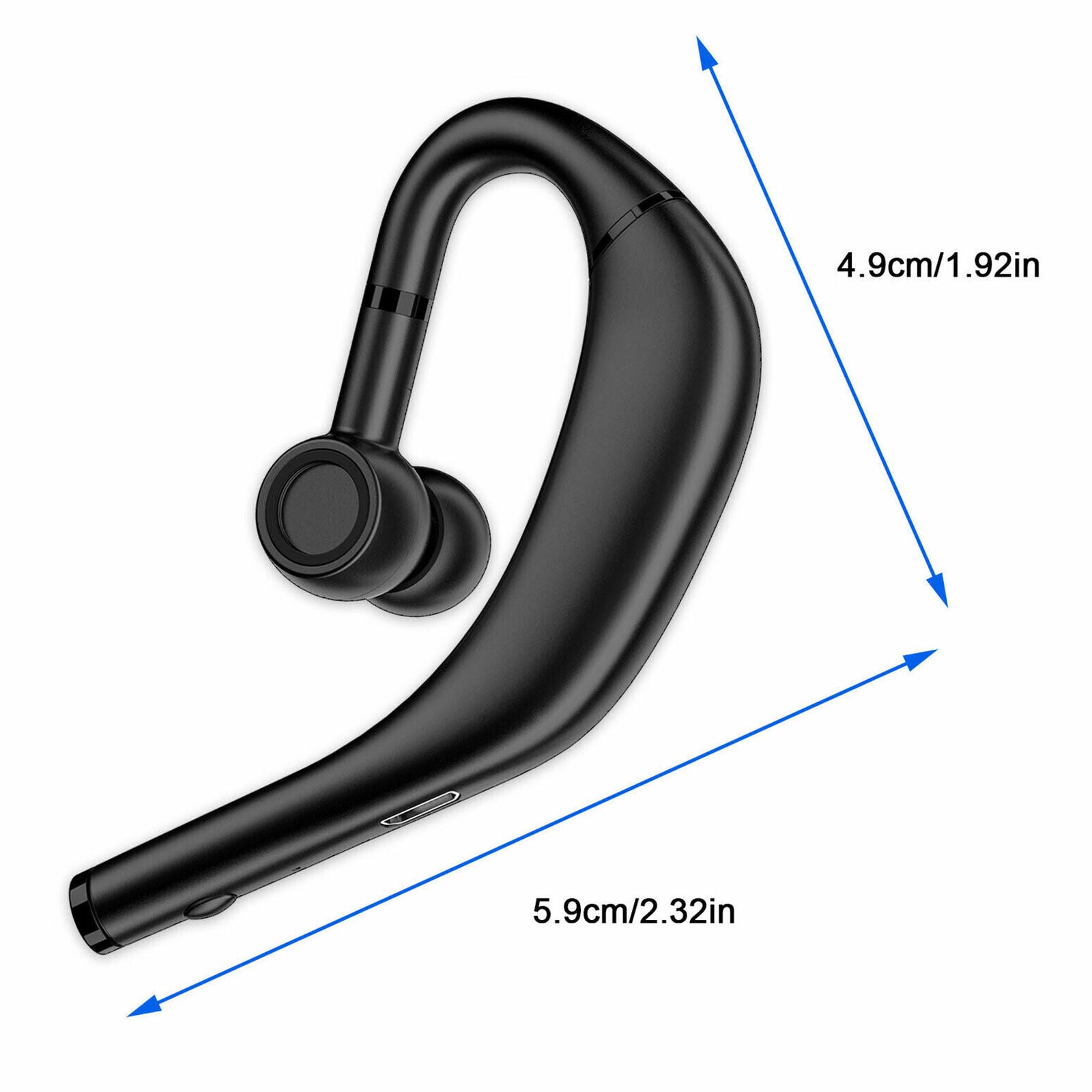 Wireless Bluetooth 5.0 Headset Stereo Driving Trucker Earphone Earbuds