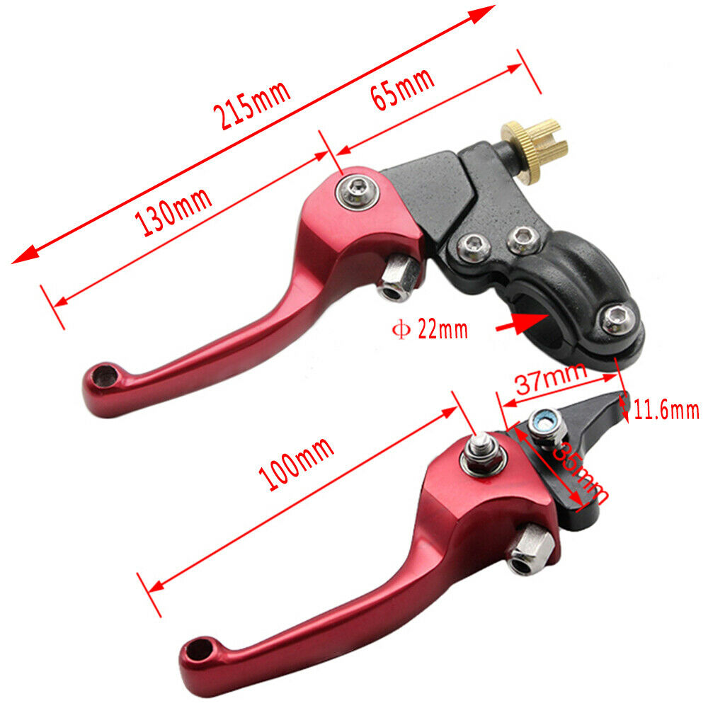 2Pieces CNC Brake Clutch Levers fit for XR50 CRF50 KLX110 TTR SSR Easily Use