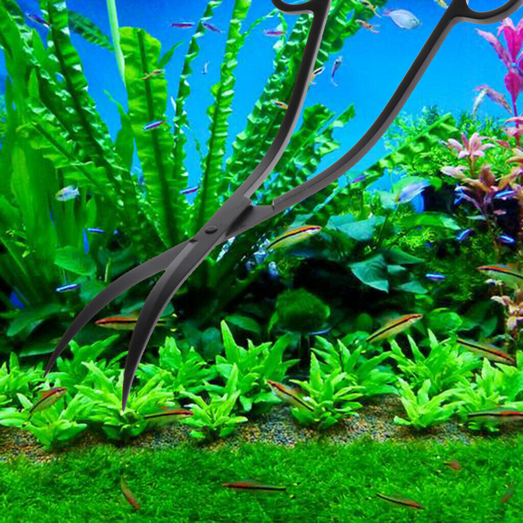 Aquarium Fish Tank Water Grass Landscape Trimming Tool  Wave Scissor