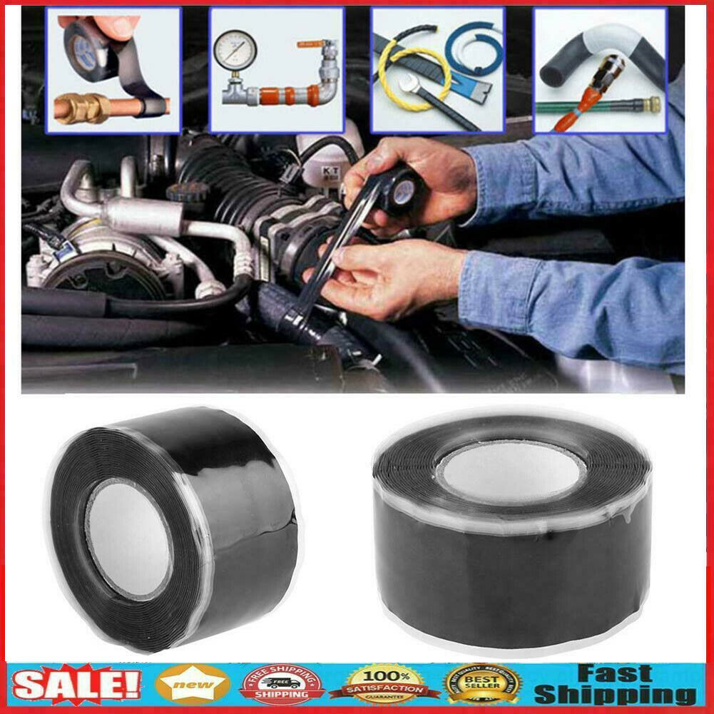 Heat-Resistant Bonding Self Fusing Wire Hose Tape Water Pipe Repair Tape Tool