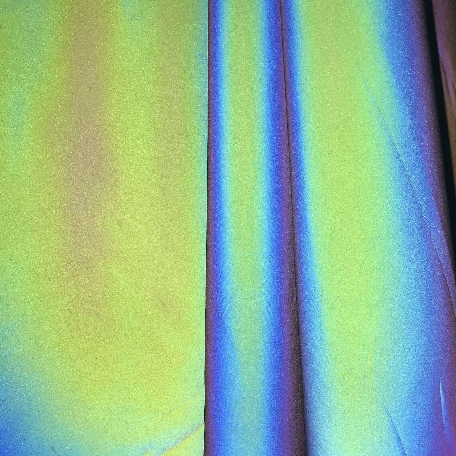 Iridescence Reflective Fabric Iridescent Mirrored Holographic Magic Cloth Craft