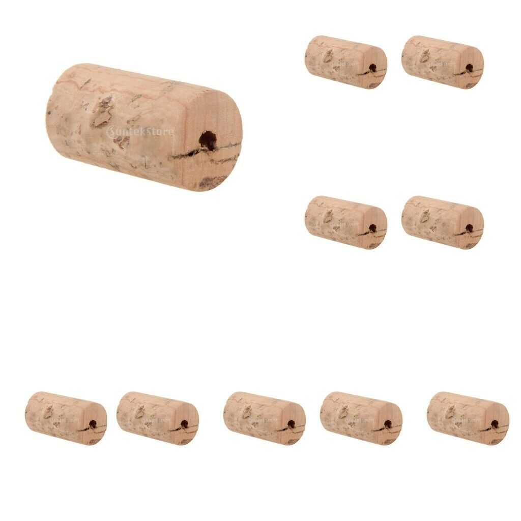 10pc Flute Head Joint Cork Wood Flute Woodwind Instrument Repair Parts