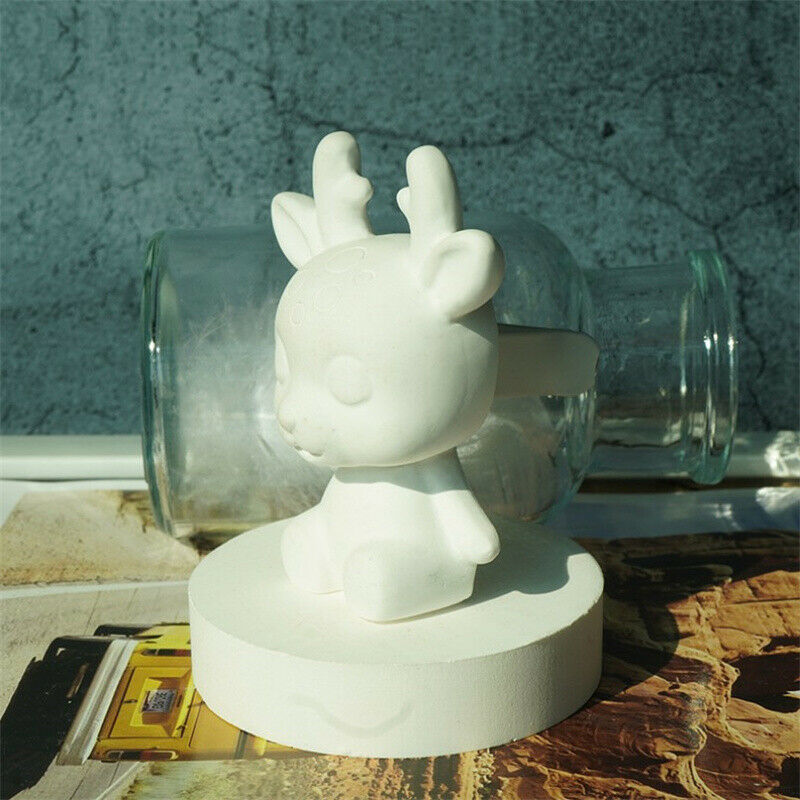 Mirror Plum Blossom Christmas Deer Mold Diy Crystal Epoxy Decoration Mold