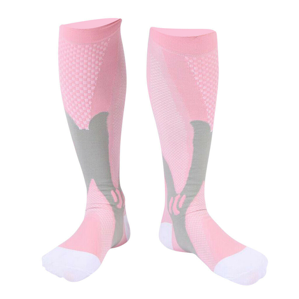 5 Pairs Sports Travel Compression Socks Anti Fatigue Support Stockings