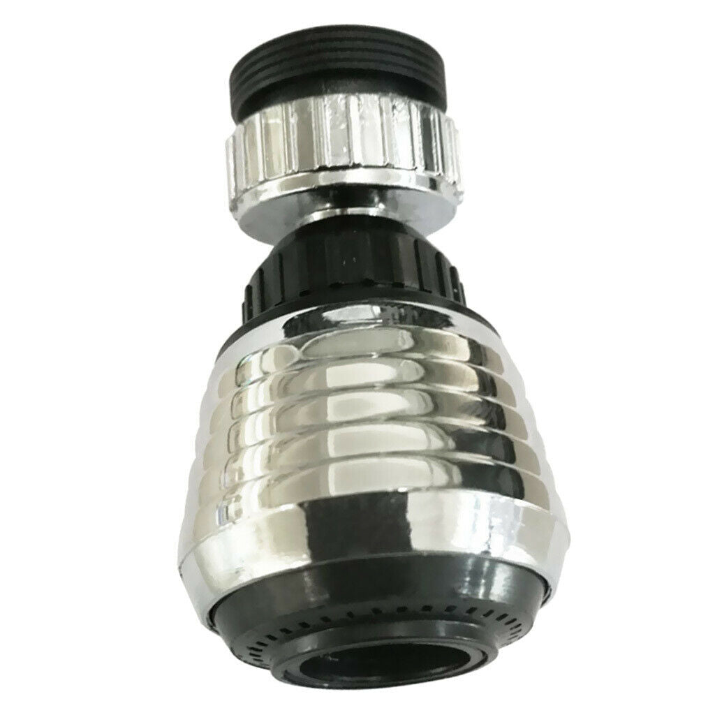 Rotate Tap Aerator Anti Splash Water Saver Chrome Plated Spout Filter Washer
