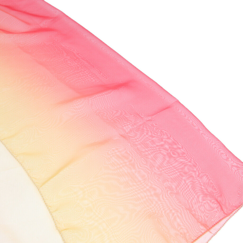 2 Pack Silk Veil Poi Thrown Ball for Belly Dance Yoga Party Club Accessories