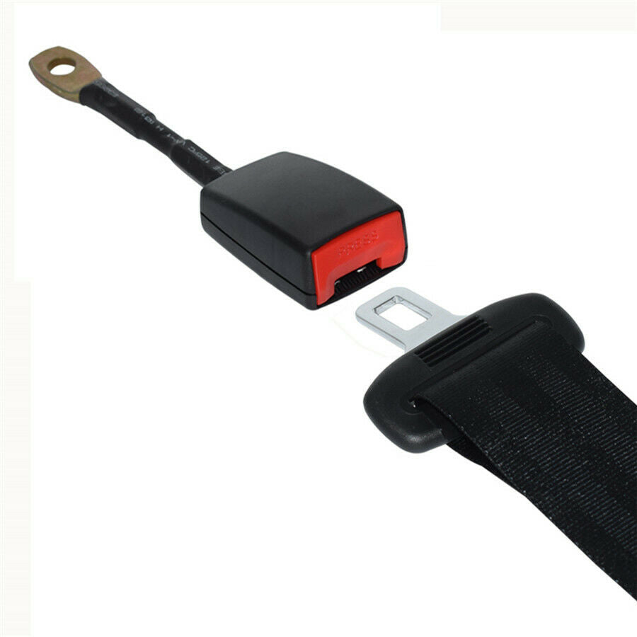 Adjustable Seat Belt Car Truck 3 Point Short Iron Rod Steel Wire Buckle Belt