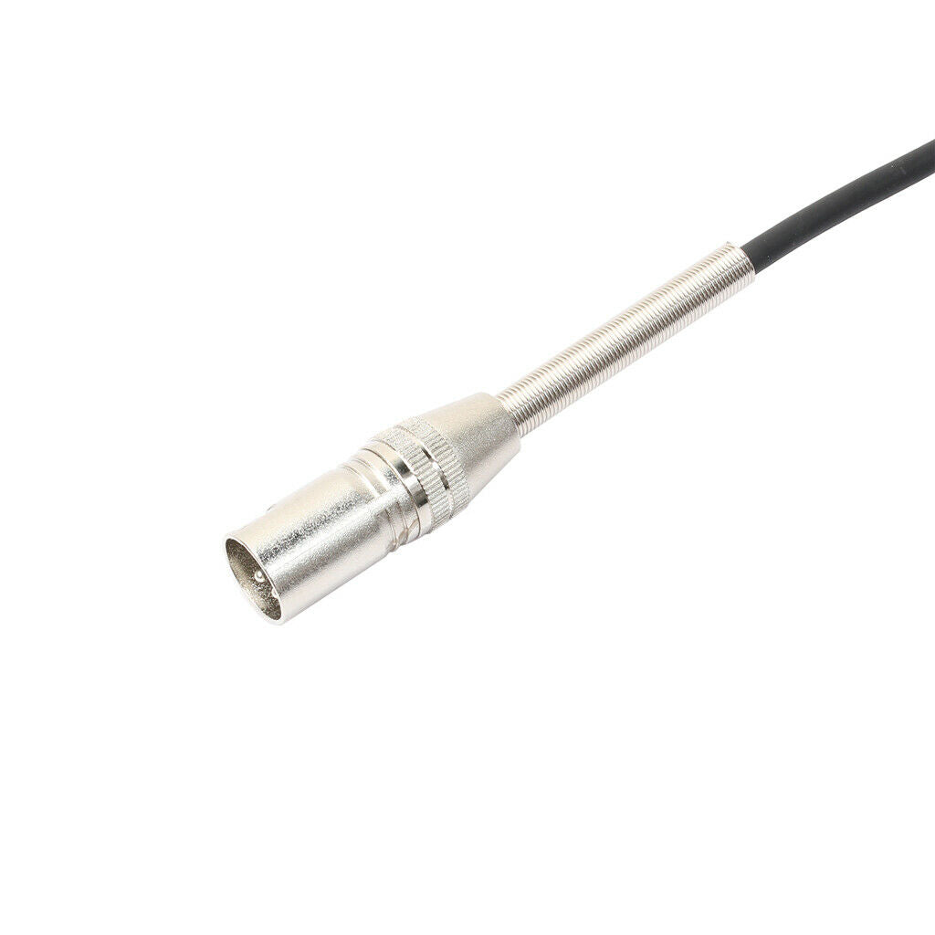 3 Pin Audio Extension XLR Male to Female Microphone Lead Cable Black 10m