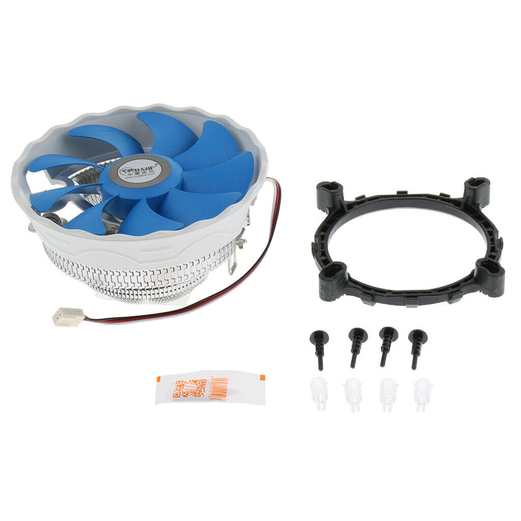 Aluminum 12cm CPU Cooler With Cooling Fan Radiator Heatsink For Intel 775