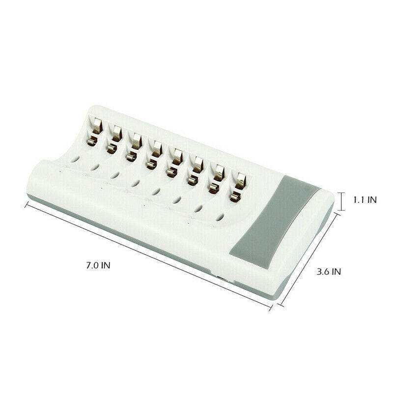 8-slot Intelligent Battery Charger For AA AAA NI-MH NI-CD Rechargeable Batteries