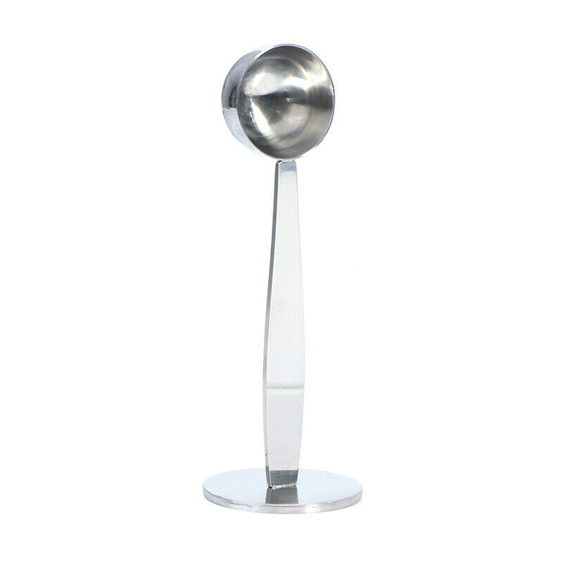 Dual-purpose Espresso Coffee Bean Spoon Measuring Scoop Coffee Tamper  LpC SJ