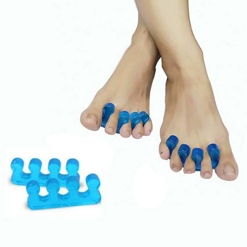 2 Pcs Soft Silicone Toe Separating Gel Toe Separator Flexible Spacer Soft.l8