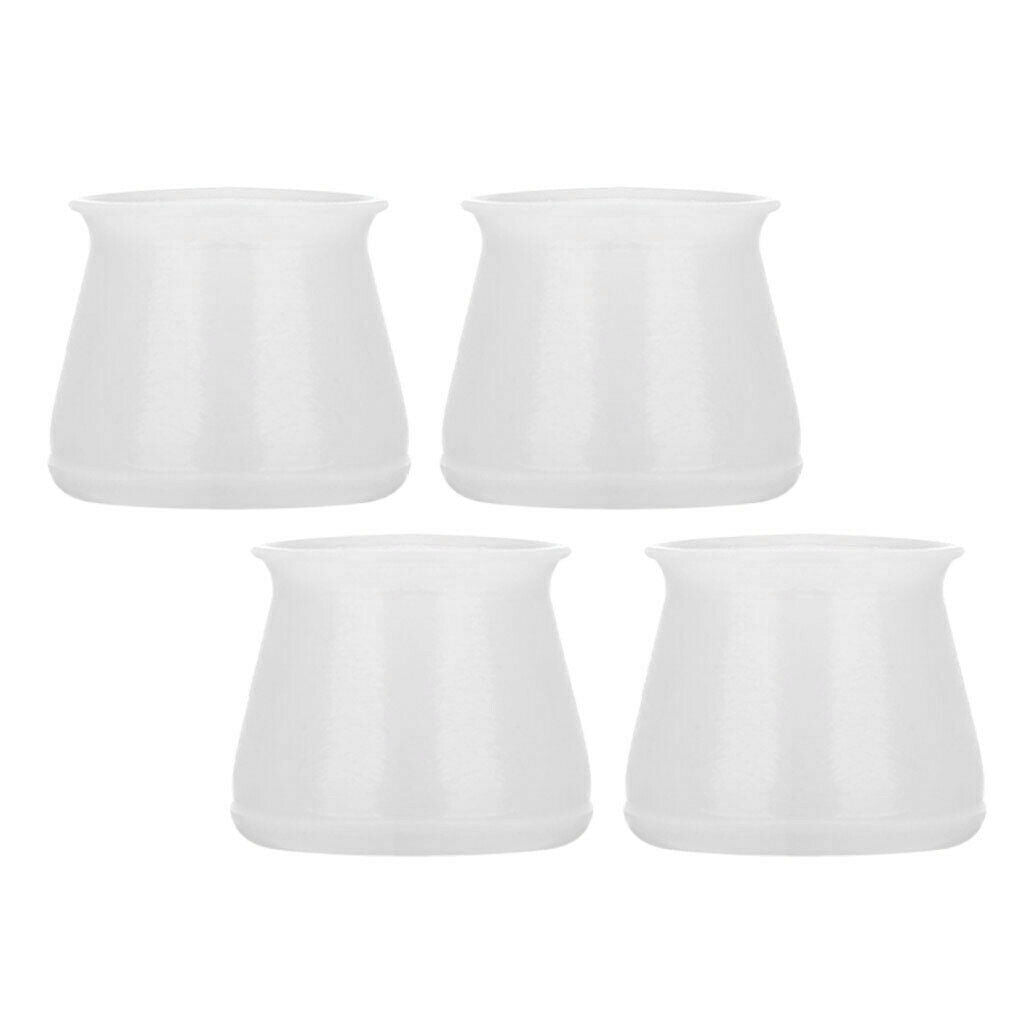 16 Pieces Non-slip Round Chair Leg Caps Silicone Garden Stool Feet Covers