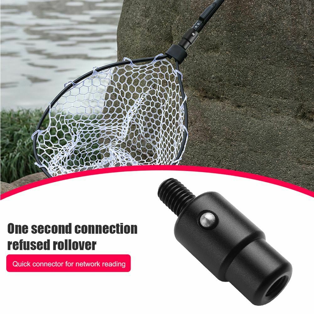 Fish Running Anti-rotation Quick Release Adapter Fish Landing Dip Net Connector