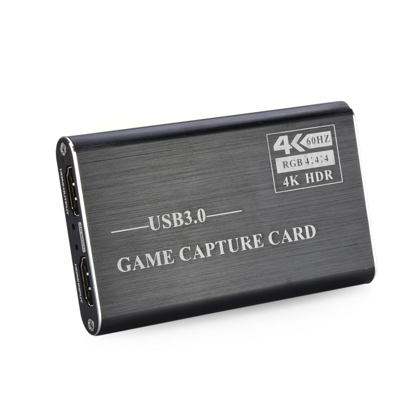 4K HDM to CAB 3.0 Game Video Capture Box Dongle 60fps HD Video Recorder Gray