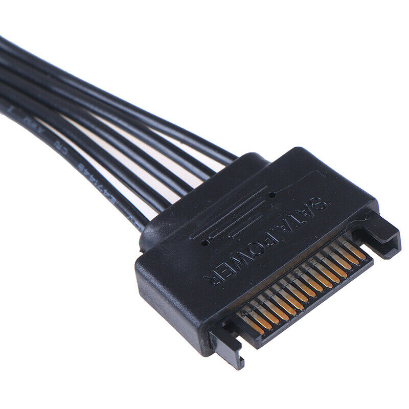 SATA 15Pin 1 to 5 SATA hard drive power line hard disk expansion .l8