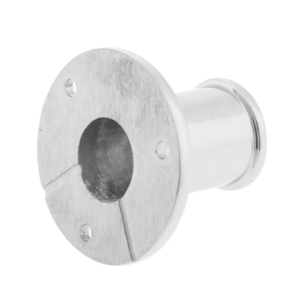 Stainless Steel Marine Boat Deck Handrail Round Stanchion Base 84Deg 25mm