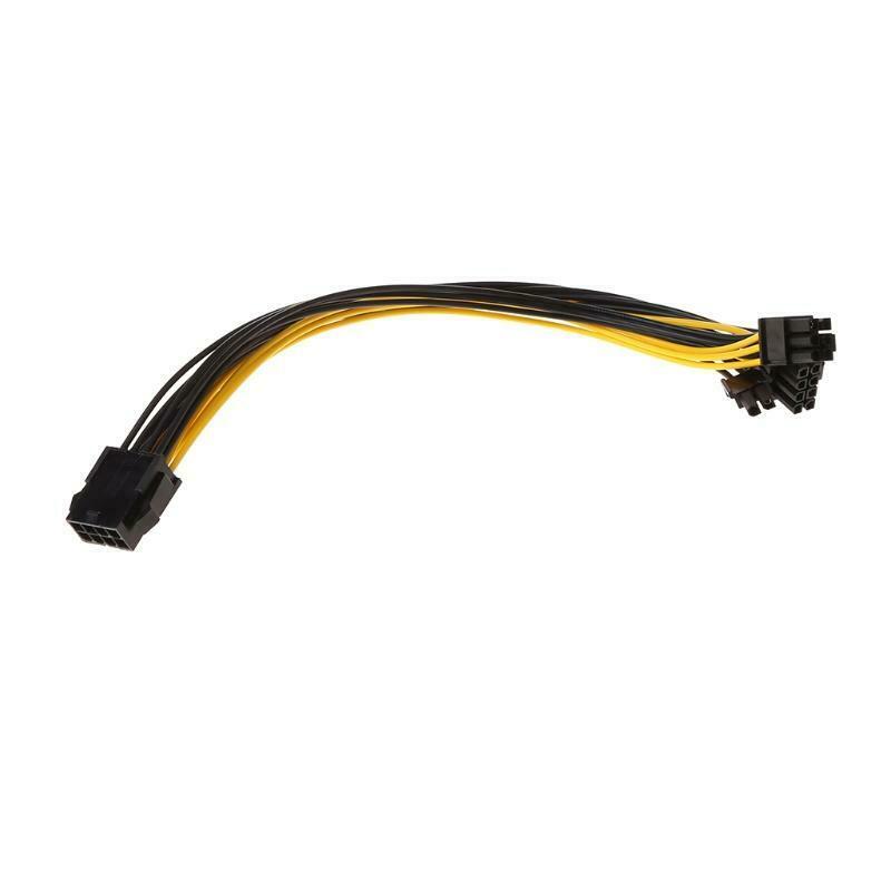 PCI-E 8Pin Female To Dual 8Pin(6+2) Male Graphics Video Card Power Supply Cable