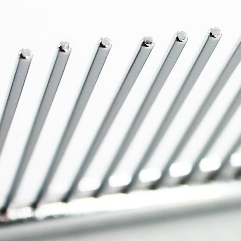 Pet Comb Dog Metal Double Row Teeth Brush Grooming Hair Stainless Steel Comb HN