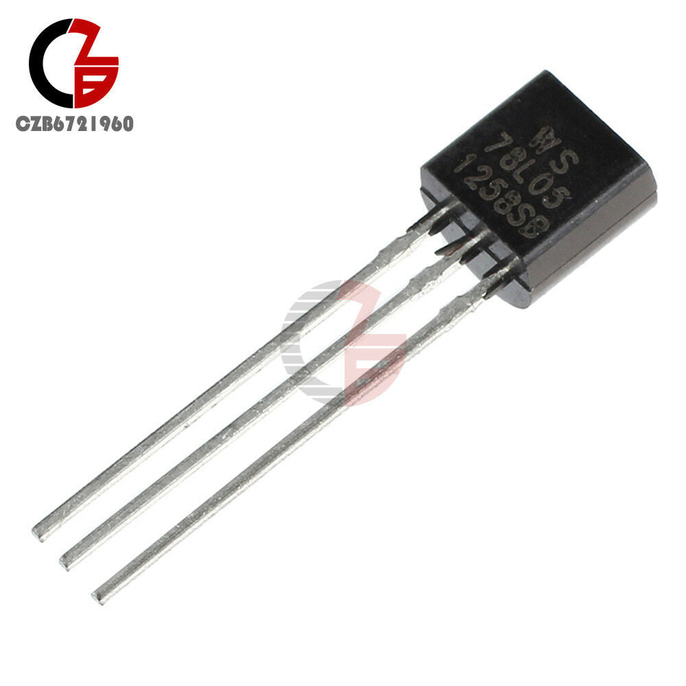 50PCS WS78L05 78L05 TO-92 5V 100mA Voltage Regulator IC