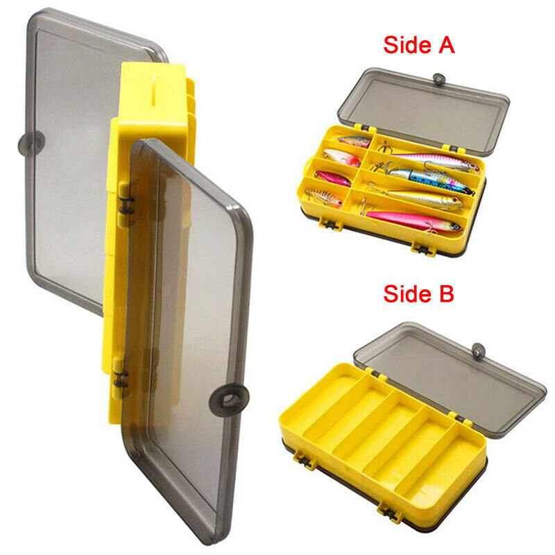 Portable Waterproof Double-sided Fishing Tackle Box Fishing Lure Storage .l8