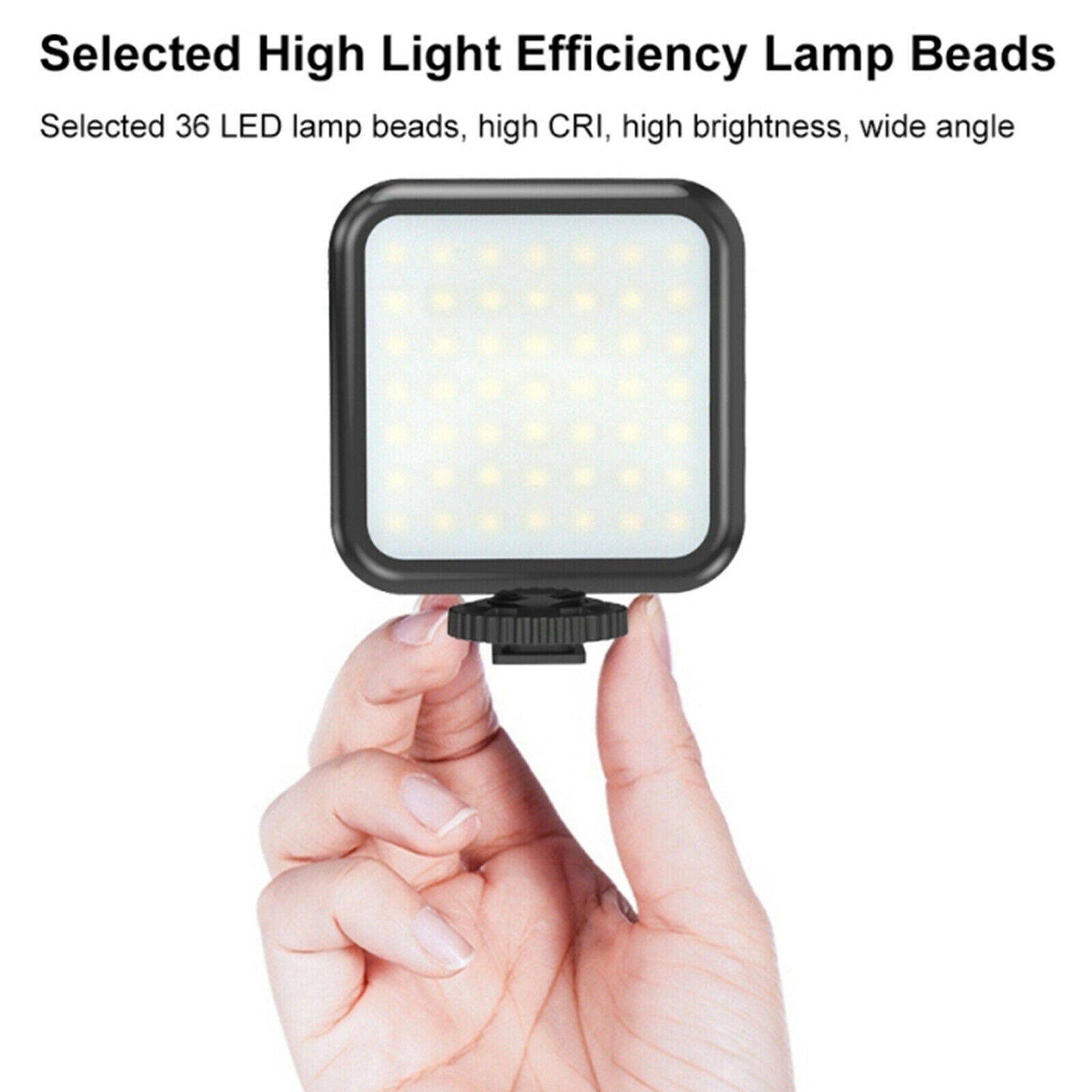 Portable Camera LED Video Light Wide Compatibility Photography Lighting