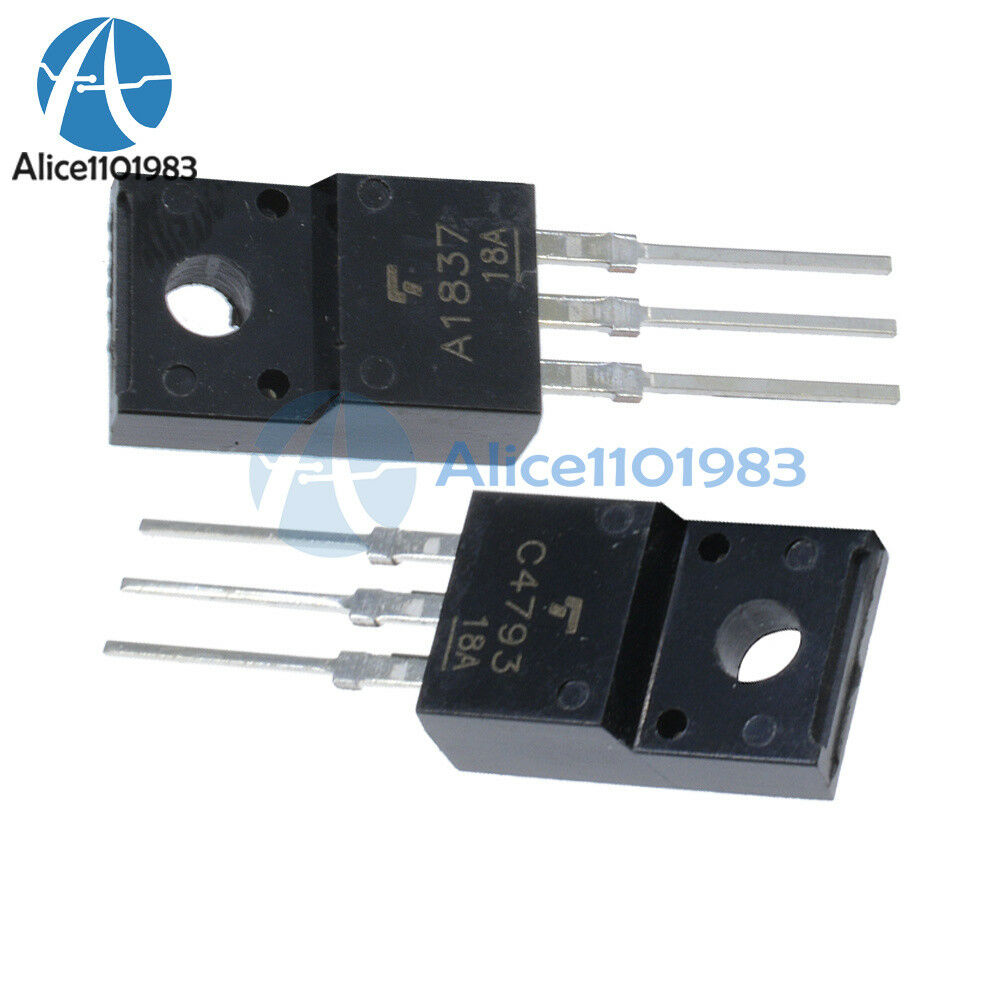 5Pairs/10PCS 2SA1837 + 2SC4793 A1837 C4793 Transistor IC