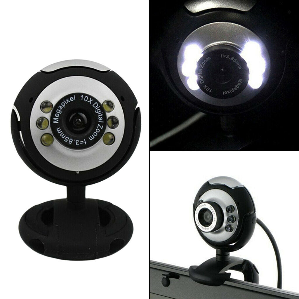 USB Webcam HD 10X Computer with Mic for PC Laptop Desktop Conference Gaming