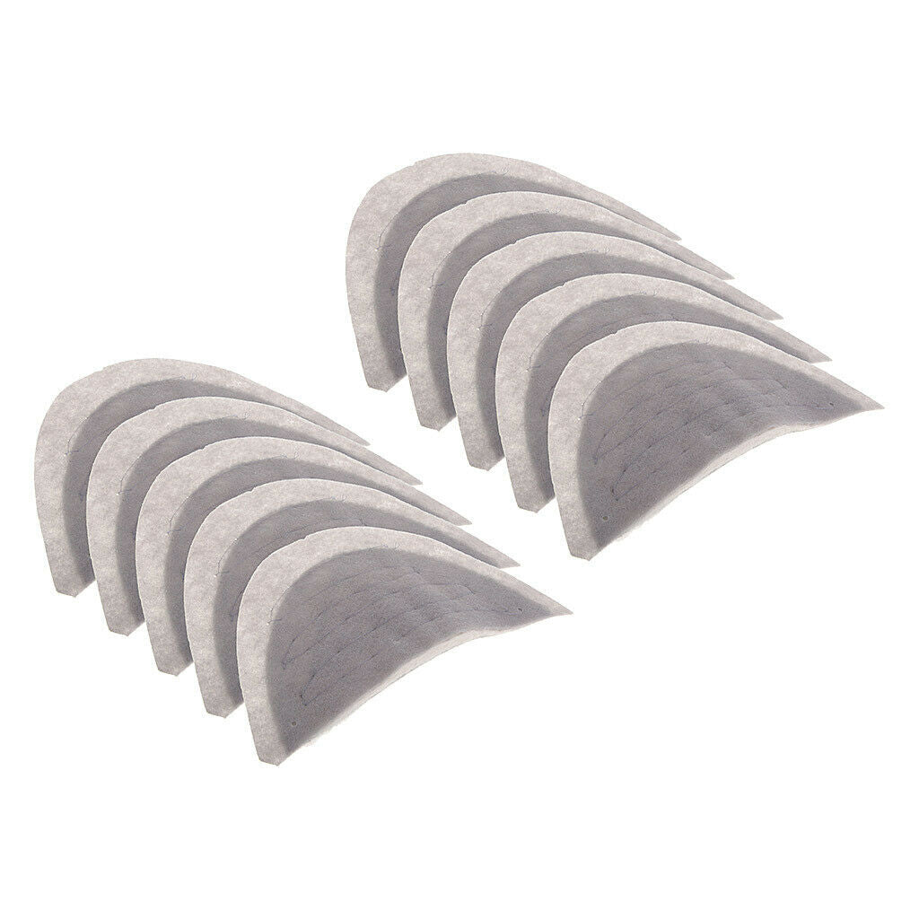 5 Pairs Cotton Shoulder Pads Clothes Sewing Accessories 01: Thickness 8mm