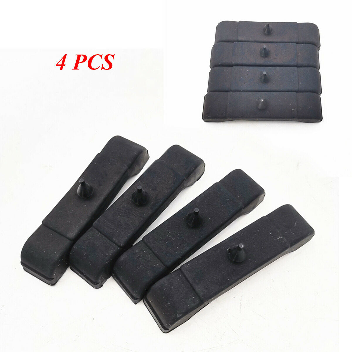 4 Piece 16 Inches Universal 3 Core Radiator Mounting Cushions Auto Accessories