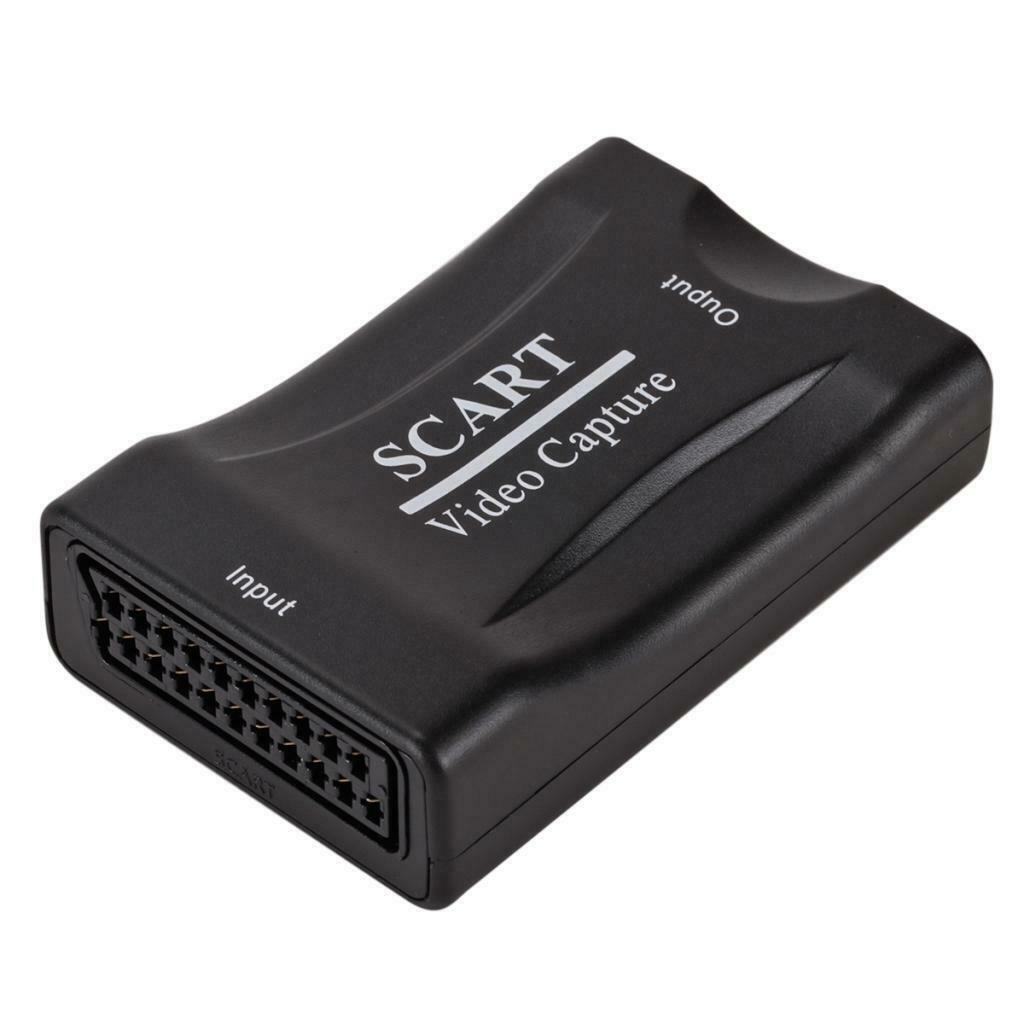 Professional SCART To USB2.0 Video Audio Converter Adapter Grabber for DVD HDTV