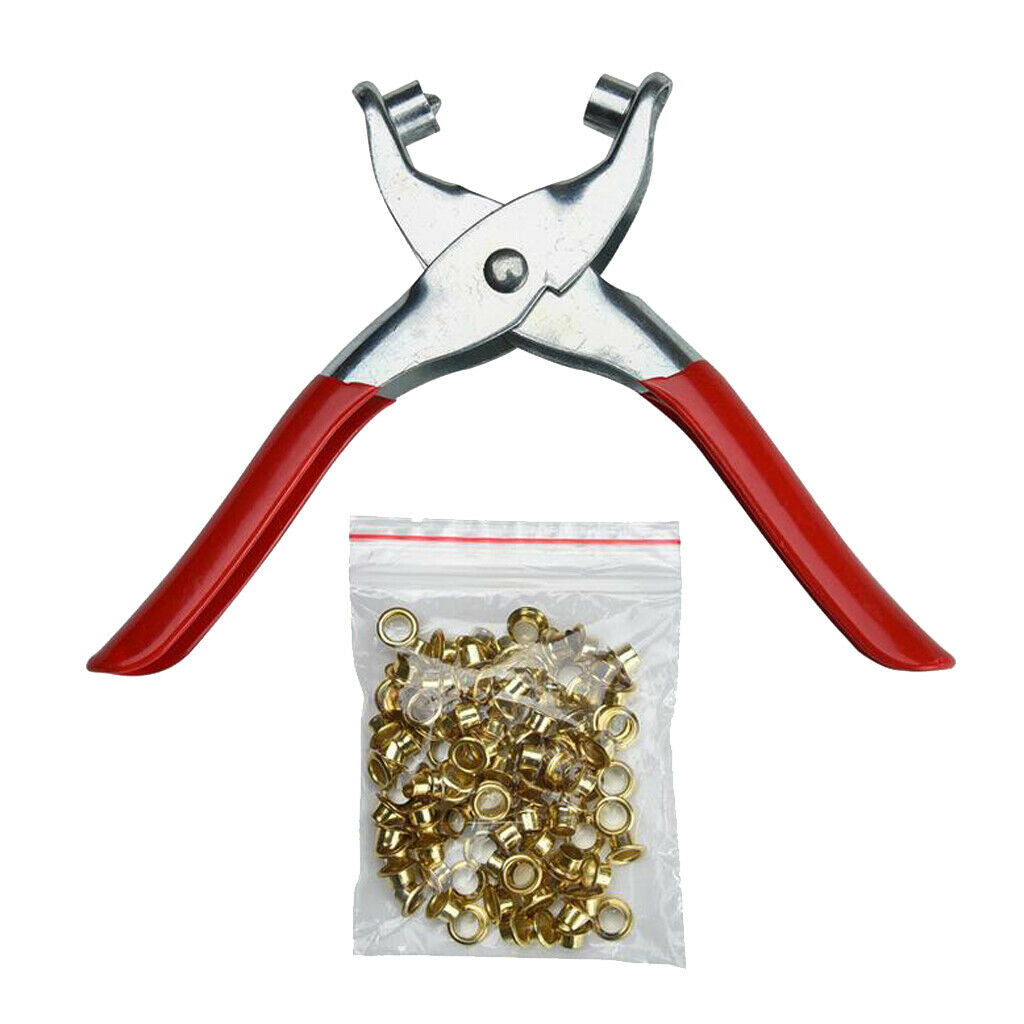 Punches With 100 Eyelets, Perforating Pliers For Leather, Fabric, Belt, Clothing