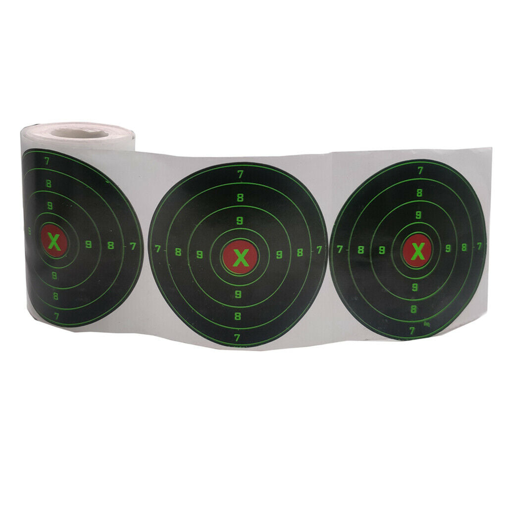 100 Pack 4" Shooting Targets Splatter Shot Gun  Range Paper Target