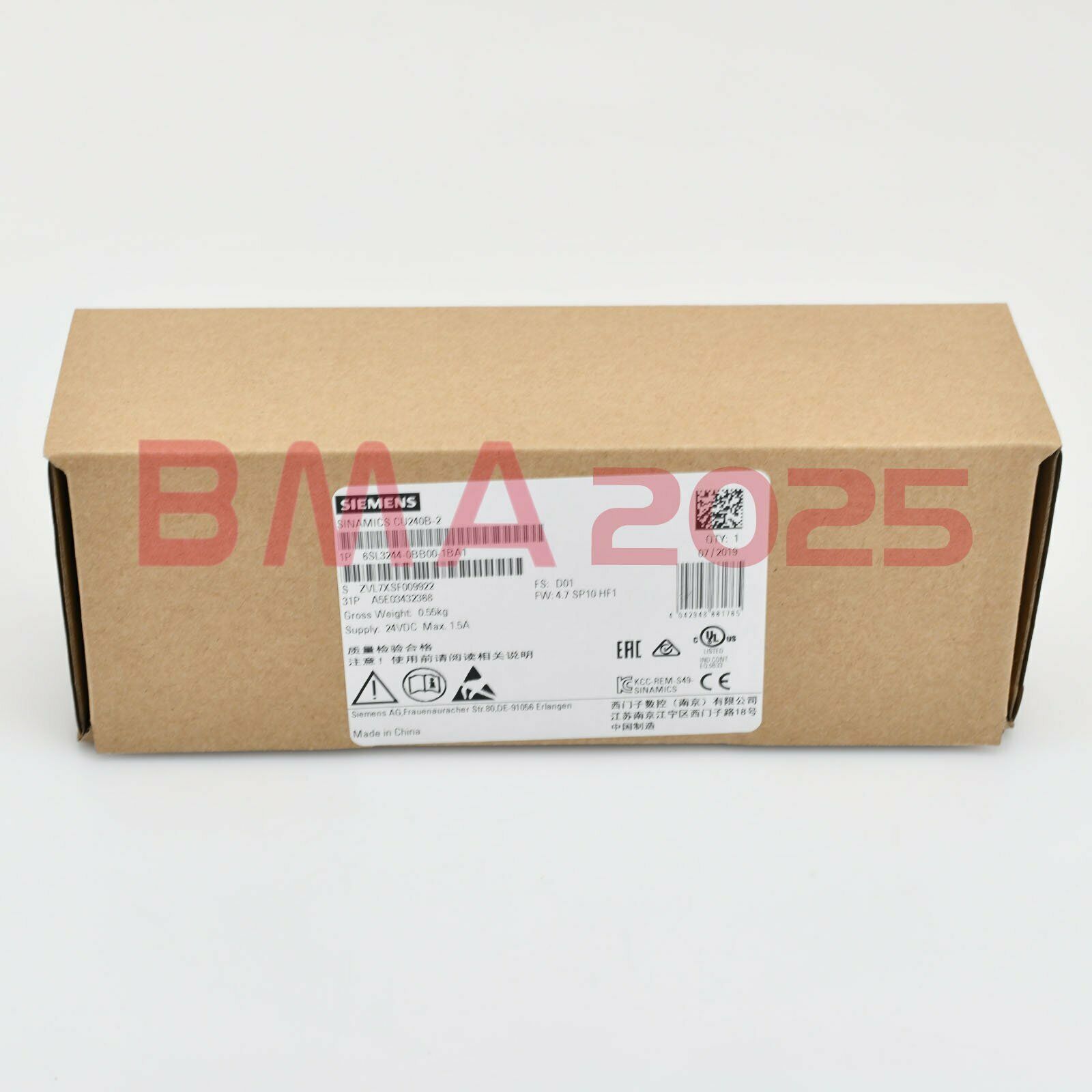 New 6SL3244-0BB00-1BA1 6SL3 244-0BB00-1BA1 1 year warranty DHL fast ship SM9T