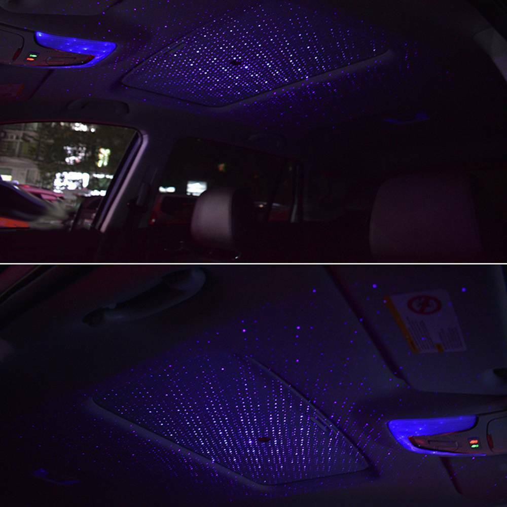 Car Roof Projector USB LED Star Light Night Atmosphere Lights Home DIY Decor HOT