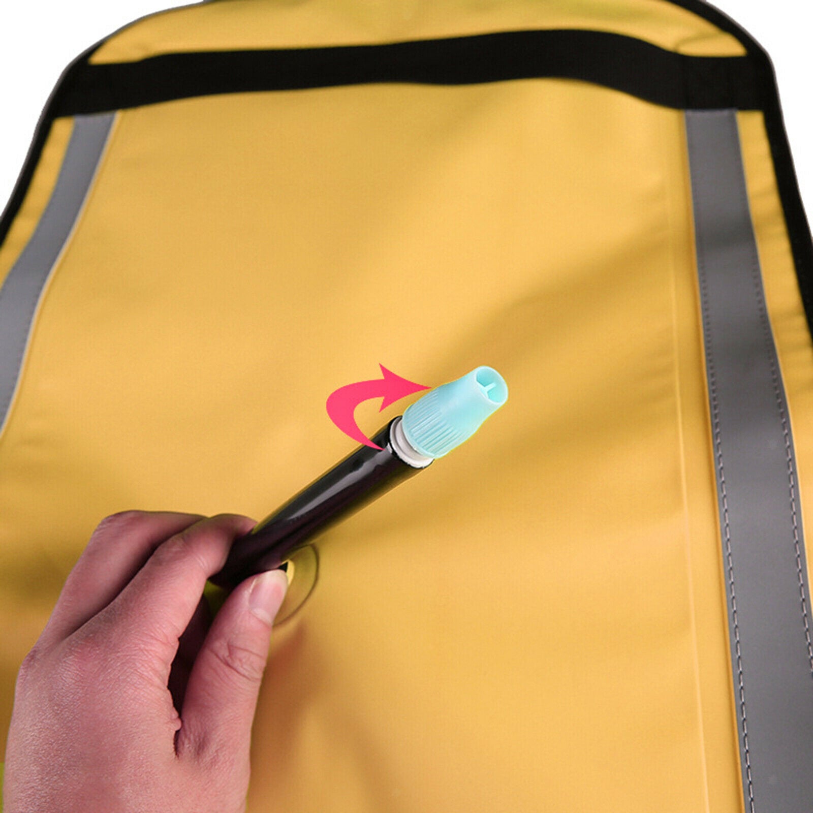 Kayak Inflatable Boat Paddle Float Double Chamber Quick Release Floating Bag