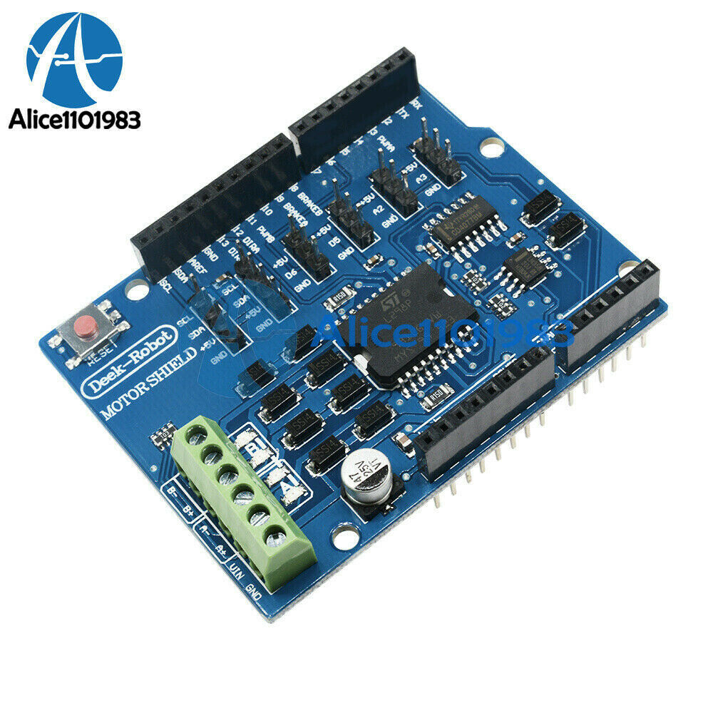 2PCS L298P Shield R3 Two Motor Driver 2A H-Bridge 2 way For Arduino UNO 2560