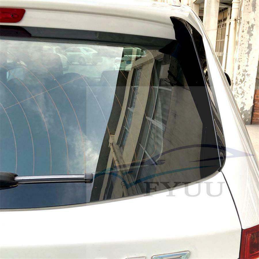 For 2011-2017 BMW X3 F25 Gloss Black Rear Window Spoiler Side Wing Cover Trim