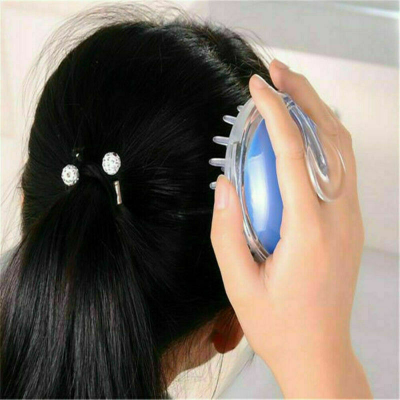 Silicone Massager Shampoo Scalp Soft Shower Body Washing Hair Brush Comb Massage