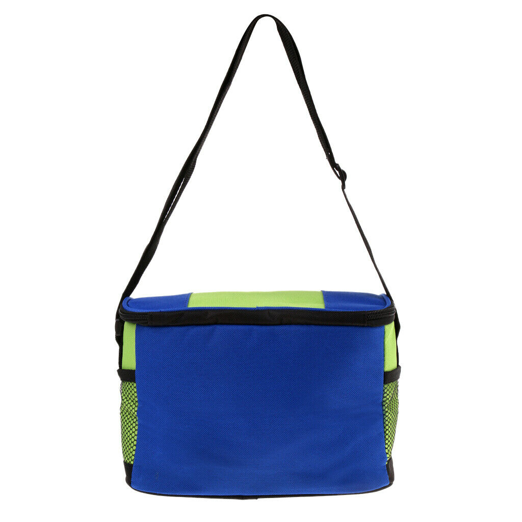 Insulated Lunch Box Cooler Bag Tote with Shoulder Strap Picnic green