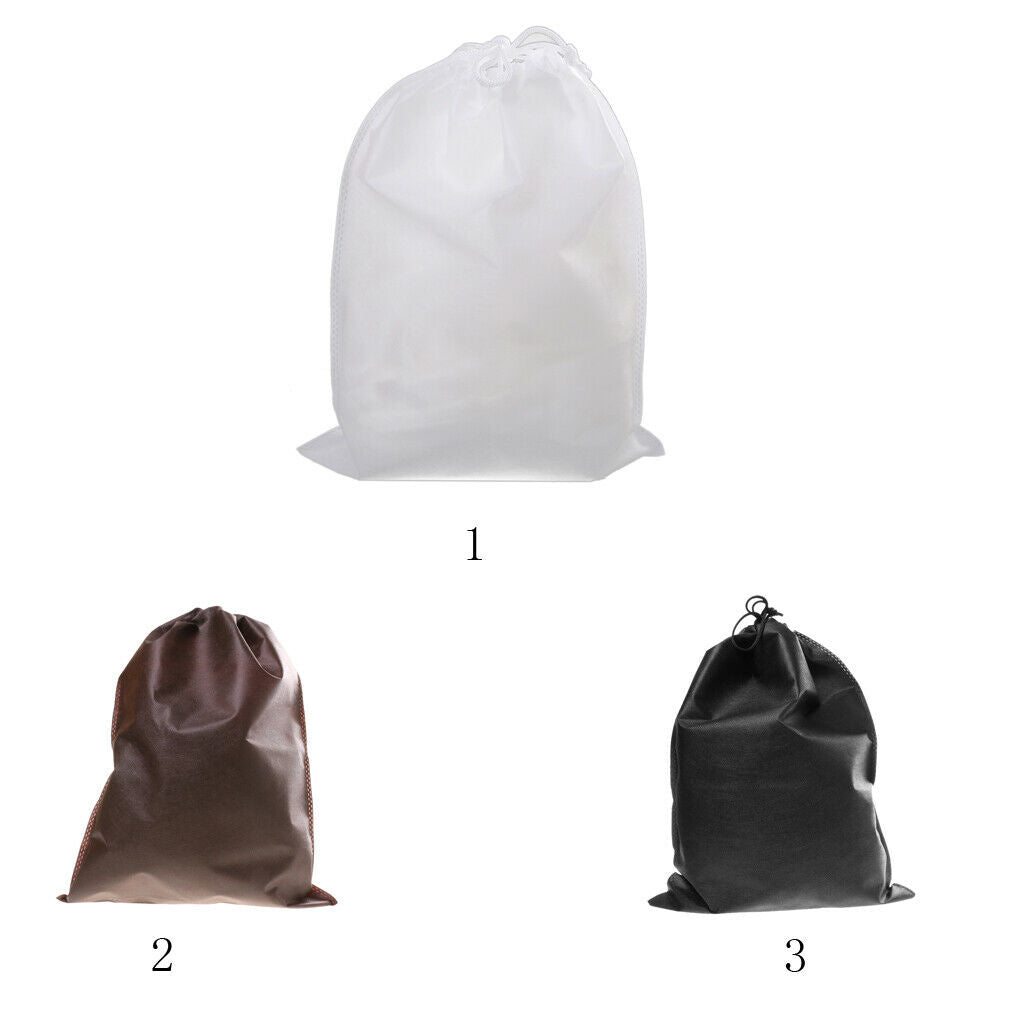 Burlap Sack 10 Jewelry Gift Bags Pouch Jute Sack Drawstring Wedding - Coffee