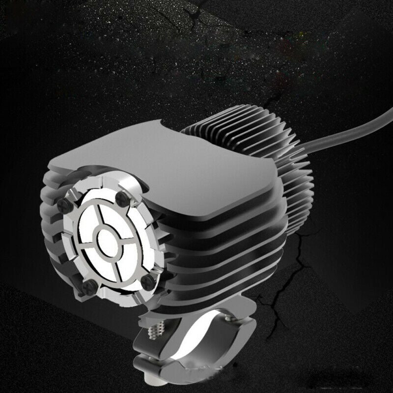 1PC Motorcycle Scooter Bikes ATV 20w LED Auxiliary Light Spotlight Aluminum 1.7A