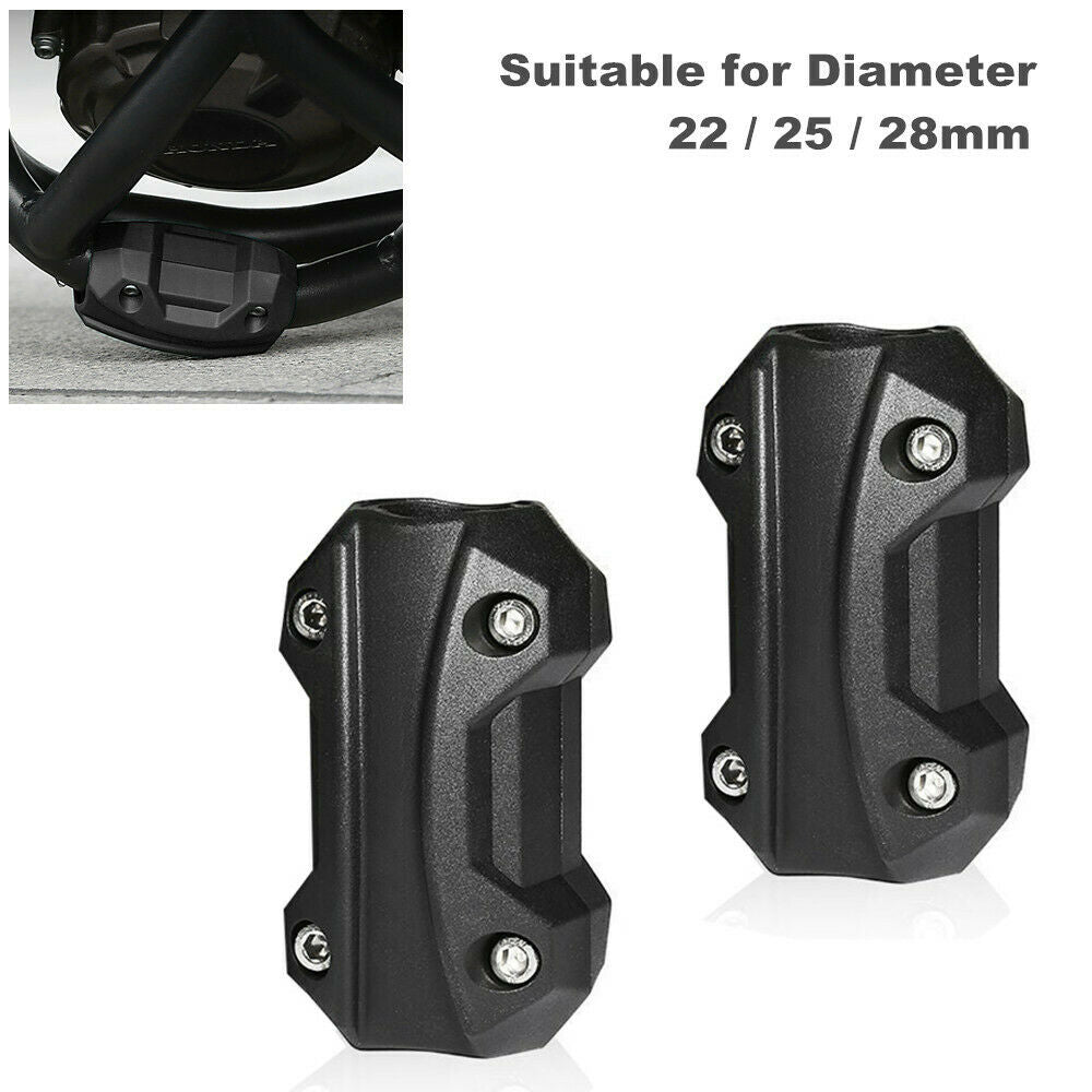 2PCS 22-28MM Guard Bar Protection Motorcycle Engine Bumper Anti-Scratch Blocks